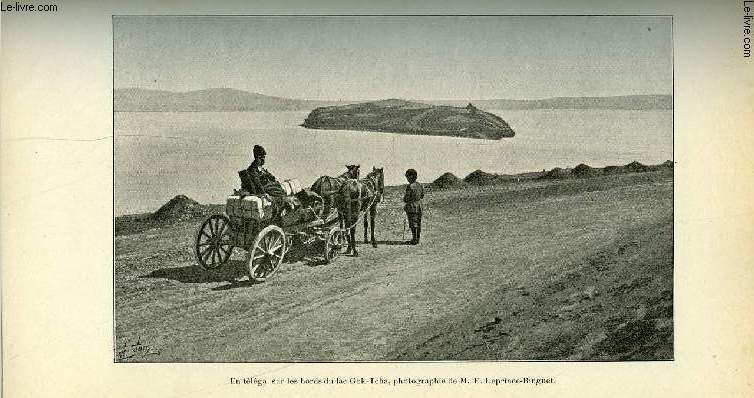 EXTRAIT DE L'ANNUAIRE DU CLUB ALPIN FRANCAIS 28e ANNEE - XIV. Souvenirs de Russie - Ascension du Grand-Ararat par M. F. Leprince-Ringuet, En tlgra sur les bords du lac Gok-Tcha