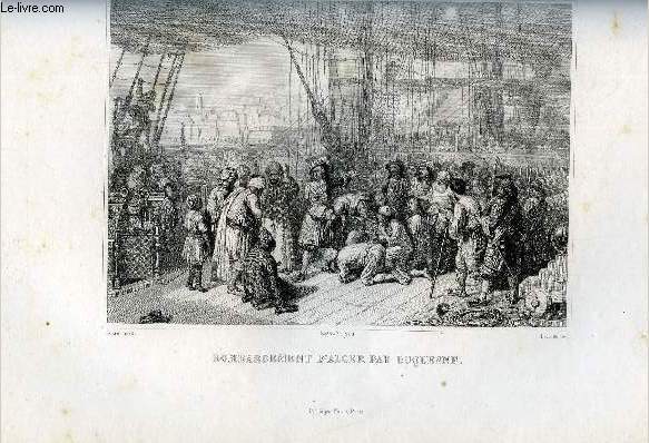 MUSEE DE VERSAILLES AVEC UN TEXTE HISTORIQUE - BOMBARDEMENT D'ALGER PAR DUQUESNE