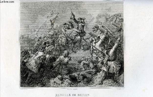 MUSEE DE VERSAILLES AVEC UN TEXTE HISTORIQUE - BATAILLE DE DENAIN - 24 JUILLET 1712
