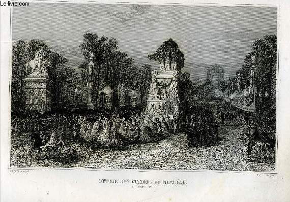 MUSEE DE VERSAILLES AVEC UN TEXTE HISTORIQUE - RETOUR DES CENDRES DE NAPOLEON - 15 DECEMBRE 1840