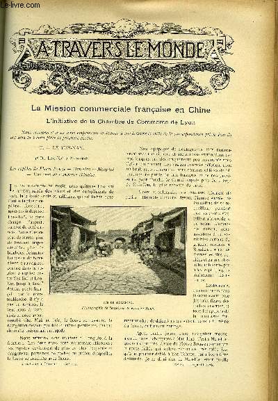 A TRAVERS LE MONDE N 34 - La mission commerciale francaise en Chine - II- Le Yun-Nan, Le dsastre de l'expdition Ehlers, L'quipe francaise aux Rgates de Henley, Gerhard Rohlfs