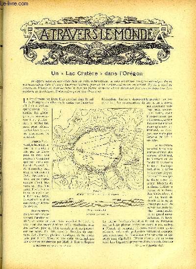 A TRAVERS LE MONDE N° 2 - Un lac Cratère dans l'Orégon, Une cérémonie funèbre musulmane a Alger, Les missions vers le Haut Nil