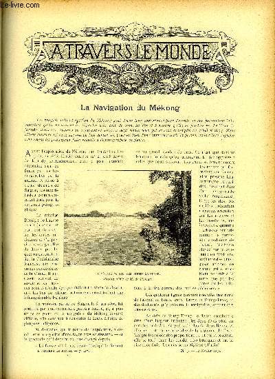 A TRAVERS LE MONDE N 7 - La navigation du Mkong, Une chasse au chacal en Algrie, Les droits de la France sur le haut Nil