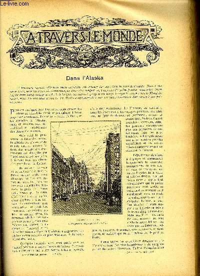 A TRAVERS LE MONDE N 20 - Dans l'Alaska, La Faence dans l'Asie Centrale, Les forces maritimes des Etats-Unis et de l'Espagne, L'amnagement des eaux du Nil au moyen de Rservoirs, Les cigares de la Havane, L'anniversaire du voyage de Vasco de Gama