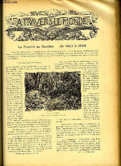 A TRAVERS LE MONDE N 22 - La France au Soudan - de 1863  1898, Indiens et esquimaux de l'Alaska, A Djibouti - La mission Lontief