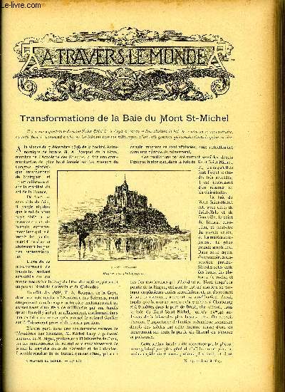 A TRAVERS LE MONDE N 14 - Transformations de la Baie du Mont St-Michel, L'accord Franco-Anglais du 21 mars 1899, Aguinaldo le chef des Insurgs Philippins, L'industrie des Allumettes au Japon