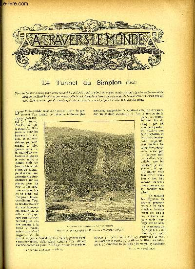 A TRAVERS LE MONDE N 14 - Le Tunnel du Simplon (suite), Le long du Transsibrien - Les grandes villes, Pretoria pendant la guerre