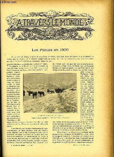 A TRAVERS LE MONDE N 20 - Les pamirs en 1900, A travers Cuba - De Santiago a la Havane a pied, La Core depuis le trait de Chimonoseki, Un nouveau Klondyke en Laponie