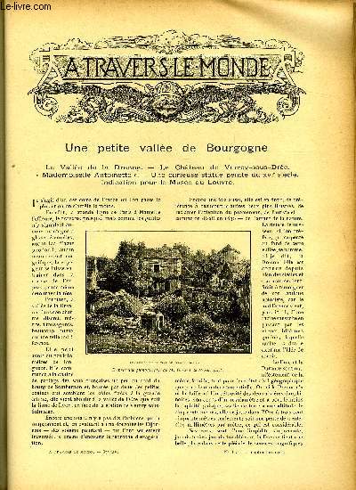 A TRAVERS LE MONDE N 37 - Une petite valle de Bourgogne, Le port de Paris, La mission Foureau-Lamy - La jonction de l'Algrie au Congo, Les japonais dans l'arme internationale en Chine, La rvolte des Achantis - voyage de Coumassie a la Cote, Retour