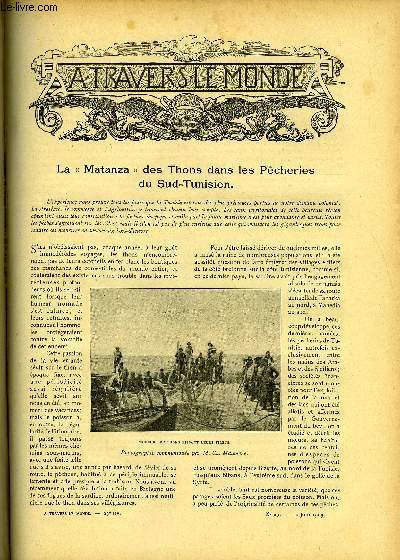 A TRAVERS LE MONDE N 23 - La Matanza des Thons dans les pecheries du Sud Tunisien, Les muses commerciaux de Hambourg, Le port de Vladivostok, Les transformations de Rio de Janeiro, Les dboires de l'Angleterre en Afghanistan