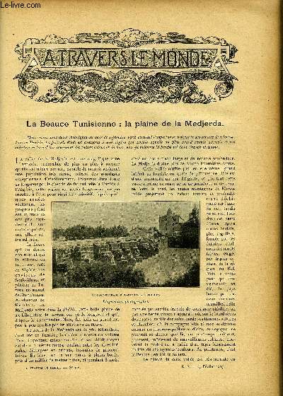 A TRAVERS LE MONDE N 8 - La Beauce Tunisienne : la plaine de la Medjerda, En attendant les transsahariens - La locomotion automobile dans le Sahara, Une laine vgtale : Le Kapok, Le premier Temple Hindou en Amrique