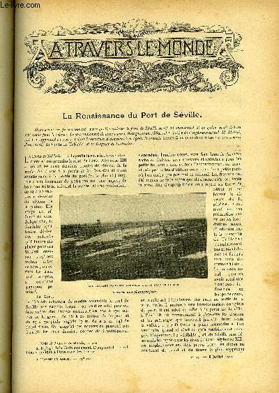 A TRAVERS LE MONDE N 27 - La renaissance du Port de Sville, Le plus grand Navire du monde, La crise actuelle du thatre japonais, Une curieuse peuplade du Bas Niger : Les Ekoi