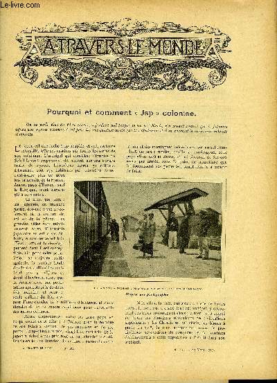 A TRAVERS LE MONDE N 13 - Pourquoi et comment Jap colonise, Les consquences conomiques probables du canal de Panama, La conqute commerciale de l'Amrique du sud, La lutte contre les insectes nuisibles