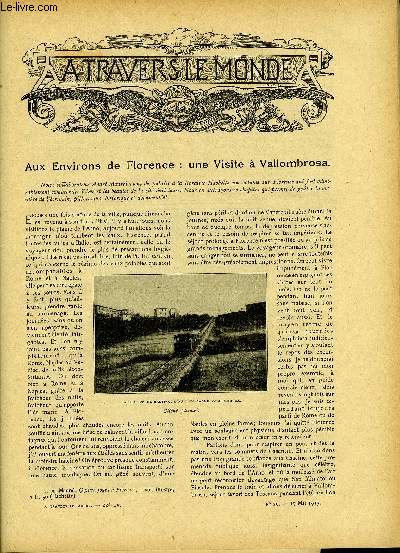 A TRAVERS LE MONDE N 20 - Aux environs de Florence : une visite a Vallombrosa, En Allemagne : la fortification des frontires du cot russe et du cot francais, Le canal du Rhone au Rhin