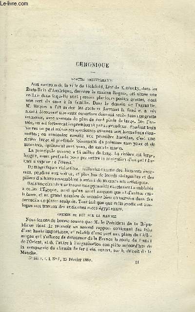 COSMOS - LES MONDES N 8 - Grotte incomparable, Le poison des pommes de terre, L'ocan et la mditerrane, Analyse chimique des produits, Procds actuels de dphosphoration