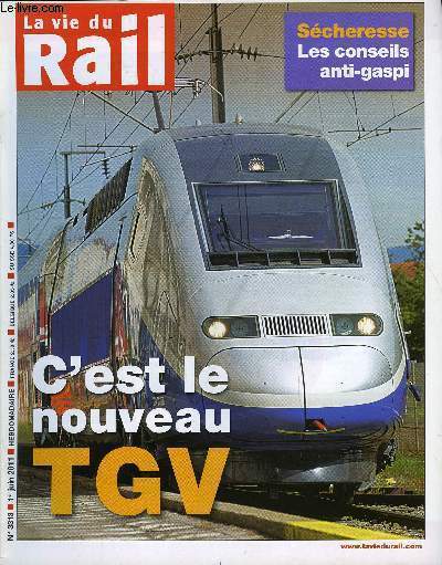 LA VIE DU RAIL N 3313 - Matriel - C'est le nouveau TGV, LGV Rhin-Rhone - L'heure du bilan conomique et de l'emploi, Paris - Rouen - Le Havre, le projet avance, son financement patine, Concurrence TER - Le rapport Grignon fait ragir, SNCF - La justice