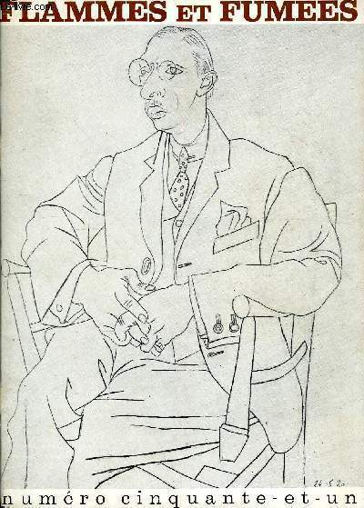 FLAMMES ET FUMEES N 51 - L'usine de cigarettes de Lille, Nouvelles du personnel, Nouvelles des allumettes, Le revanche de Toutankhamon, Dans la lumire de Vermeer, Lumire sur Bonnard, Le cinquantenaire de Dada, Picasso, Les vacances 1966 a Capbreton