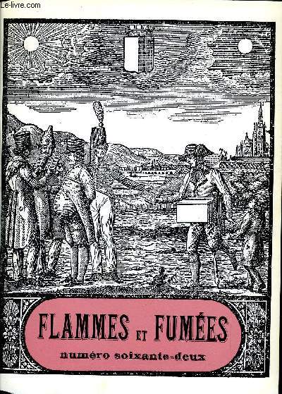 FLAMMES ET FUMEES N 62 - Issy-les-Moulineaux abrite les laboratoires de chimie applique du service de recherche, La fte du tabac 1970 a Benfeld, Le quatrime chapitre des compagnons de Jean Nicot, Cigarettes et tabac noir, Nouvelles de l'A.S.T.T.A.