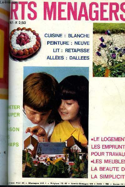 ARTS MENAGERS N 209 - Que nous aimons nous leurrer par Marcelle Auclair, Sujets de conversation - la sagesse de Jean-Pierre Chabrol, Une bonne bibliothque : la posie, Animaux : le ravissant fennec, Auto : les voitures de sport et leurs accessoires