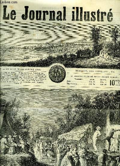 LE JOURNAL ILLUSTRE N 31 - Chronique par Duallim, Boulogne-sur-mer par Lo Lesps, Les aventures de Pitanchu crites par tout le monde par H. de Hem, La chasse par Alexandre Dumas, Les monuments historiques de l'Alsace par Georges Stenne, De la malice