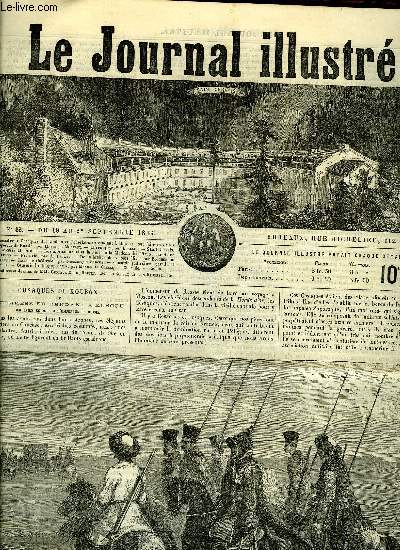 LE JOURNAL ILLUSTRE N 32 - Cosaques du Kouban et tcherkess se rendant a Moscou pour faire escorte a l'empereur de Russie par Henri de Montaut, Saint Gervais par A. Marcade, Les moissonneurs et la fte de la Madona Dell'Arco par Lopold Robert, Varsovie