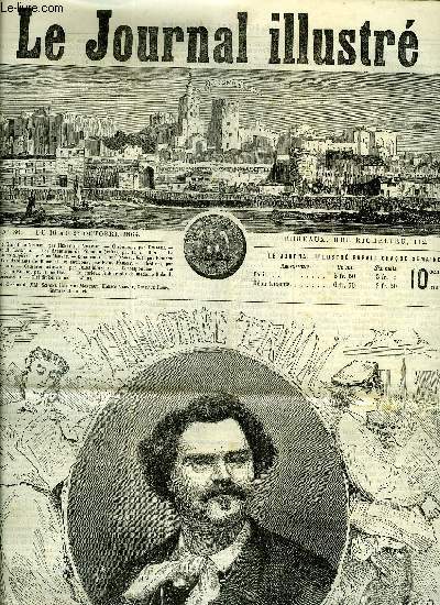 LE JOURNAL ILLUSTRE N 36 - Timothe Trimm par Henri de Montaut, Avignon par A. Laynaud, Les aventures de Pitanchu crites par tout le monde, La chasse au lion en Algrie par F. de Marney, Comment on aime VI par Etienne Enault, Habitants de Rome