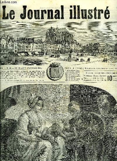 LE JOURNAL ILLUSTRE N 54 - Beauvais par Jacques Bonus, Les aventures de Pitanchu crites par tout le monde par H. de Hem, La correction maternelle par A. Laynaud, Le tribunal de famille par M. de Lescure, Causerie judiciaire par Jules Moinaux,Mots carrs