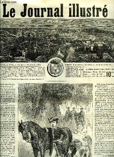 LE JOURNAL ILLUSTRE N 63 - Le prince imprial en costume de chasse par F. de Marney, Evreux par Jacques Bonus, Quelques mots sur le blason par A. Borel d'Hauterive, Bndiction papale a rome par A. Laynaud, Le tribunal de famille V par M. de Lescure