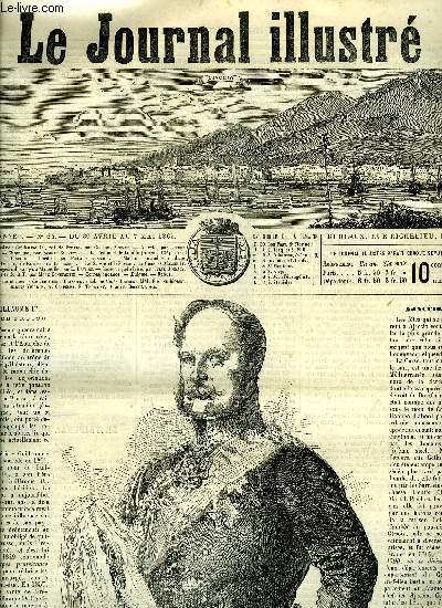 LE JOURNAL ILLUSTRE N 64 - Guillaume Ier roi de Prusse par Georges Stenne, Ajaccio par Jacques Bonus, Le tribunal de famille VI par M. de Lescure, Madame Roland, Madame Vige-Lebrun par Emile de la Bdollire, Le Satyre et le paysan par Charles Monselet