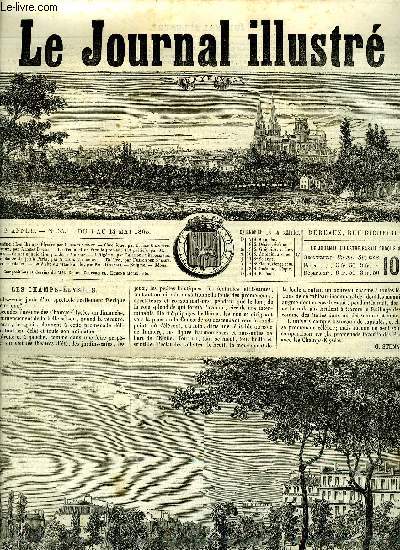 LE JOURNAL ILLUSTRE N 65 - Les champs-lyses par G. Stenne, Le tribunal de famille VI par M. de Lescure, L'Algrie par Emile de la Bdollire, Une soire de jeu a Paris par Auguste Villemot, La visite du grand-oncle par Paul Delinais