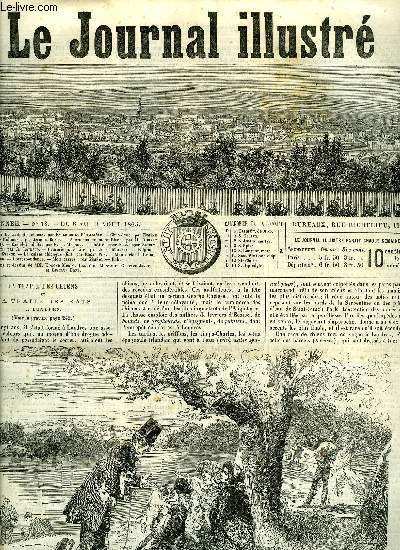 LE JOURNAL ILLUSTRE N 78 - La traite des chiens et la traite des rats a Londres par Emile de la Bdollire, Mulhouse par Jacques Bonus, Sur l'ascension des montagnes par F. de Marney, Une visite dans un harem par A. Laynaud, La caisse Oblongue par Edgar