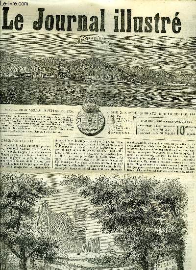 LE JOURNAL ILLUSTRE N 81 - Saint Jean de Luz par Jacques Bonus, La foire de Beaucaire par Emile de la Bdollire, Le sixime feuillet d'un souvenir III par Xavier Eyma, Un voyageur malgr lui, Le diner dans le dsert par G. Stenne, Les portraits italiens