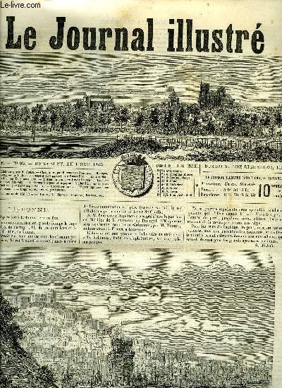 LE JOURNAL ILLUSTRE N 85 - Lisbonne par A. Auray, Bourges par Jacques Bonus, Le cadavre accusateur par Edgar Poe, Marchand d'oeillets a Sville par D. Schornstein, L'ame du vin par Henri Balner, Costumes basques et espagnols a Biarritz par Georges Stenne