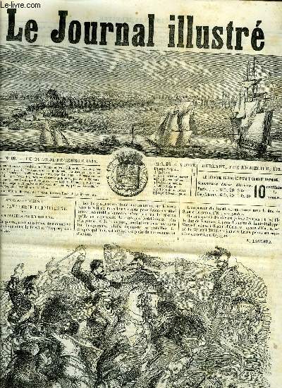 LE JOURNAL ILLUSTRE N 98 - Engagement contre la cavalerie brsilienne de l'Uruguay par A. Laynaud, Chronique par Eugne Chauvette, Rochefort par Jacques Bonus, Thatre par Francisque Sarcey, Noel au temps jadis par Emile de la Bdollire, Un mariage