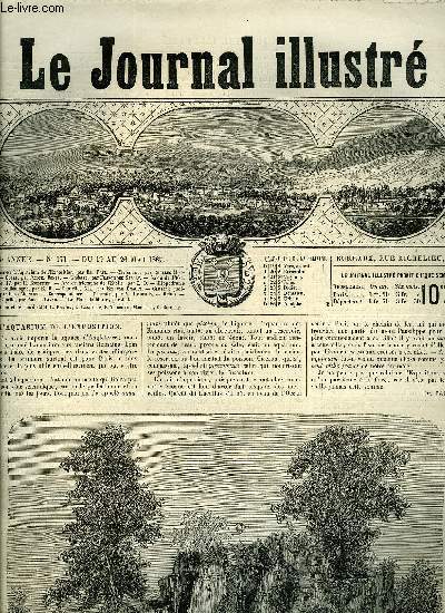 LE JOURNAL ILLUSTRE N 171 - L'aquarium de l'exposition par Em. Paul, Cuers par Jacques Bonus, Salon de 1867, Peinture IV par H. Escoffier, Arc de triomphe de l'Etoile par C. D, Hippodrome du bois de Boulogne par E. B, Danielle XII par Etienne Enault