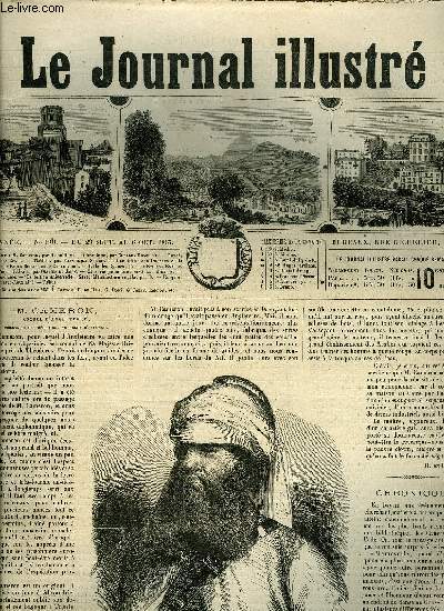 LE JOURNAL ILLUSTRE N 190 - M. Camron par H. de Hem, Royat par Jacques Bonus, Une visite aux internes de la charit par Emile Bellier de la Chavignerie, L'Ile des Cygnes, IV par Etienne Enault, La Foire d'Alcala par Olivier de Jalin, Exposition