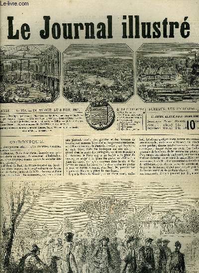 LE JOURNAL ILLUSTRE N 194 - Enghien par Jacques Bonus, L'ile des Cygnes, VIII par Etienne Enault, Causerie judiciaire par Jules Moinaux, Exposition universelle : Le gant chinois par E. B.