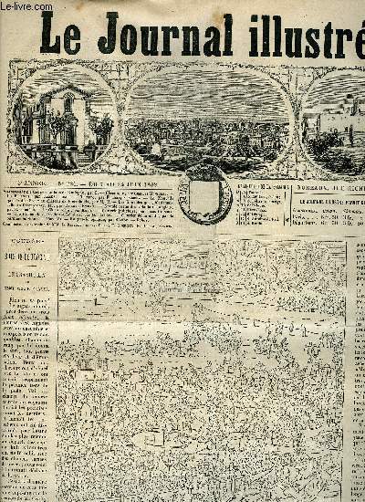 LE JOURNAL ILLUSTRE N 226 - Courses au bois de Boulogne par C, Le beausset par Jacques Bonus, La nouvelle galerie des Preux au chateau de Pierrefonds par M.V, Les honntes gens, Mademoiselle de Champrosay III par Etienne Enault, Grande revue