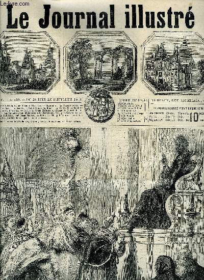 LE JOURNAL ILLUSTRE N 229 - Maintenon par Jacques Bonus, Saint-Pierre de Rome par H. de M, Salon de 1868 VII par H. Escoffier, Arrive de leurs majests au chateau de Fontainebleau par C. Y, Les honntes gens Mademoiselle de Champrosay VII par Etienne