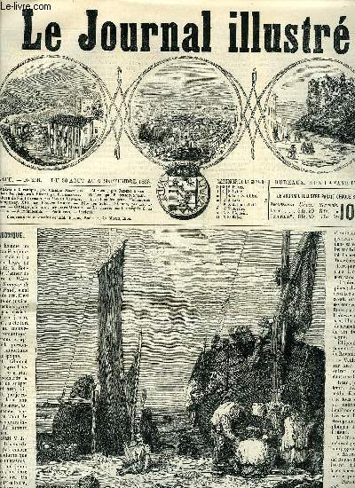 LE JOURNAL ILLUSTRE N 238 - Mazamet par Jacques Bonus, Le retour des pcheurs a Etretat par E. Florentin, Le chateau de Saint Germain par Maxime Vauvert, Les honntes gens : Mademoiselle de Champrosay XVI par Etienne Enault, Fte des Sables-d'Olonne