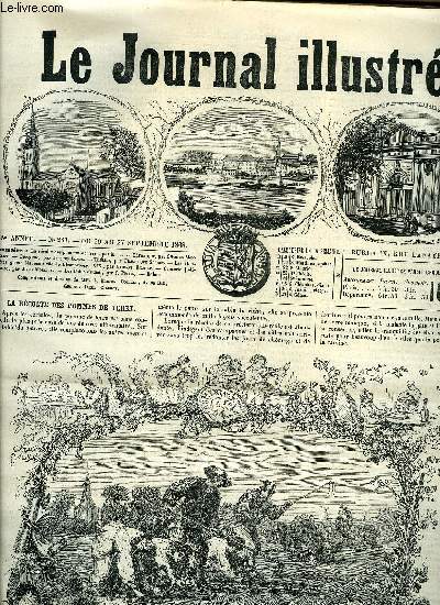 LE JOURNAL ILLUSTRE N 241 - La rcolte des pommes de terre par M.V, Bergerac par Jacques Bonus, Les honnpetes gens : Mademoiselle de champrosay XIX par Etienne Enault, Les bains de mer par J. Pelcoq