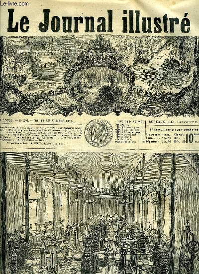 LE JOURNAL ILLUSTRE N 266 - La nouvelle pice de vingt-cinq francs par Abel d'Avrecourt, Le mystre de la Passion par Aristide Roger, La tombe de Lamartine par Noly, Les ides de M. Aubray, Le dernier jour de Cartouche par Octave Fr, M. Emile Olliver