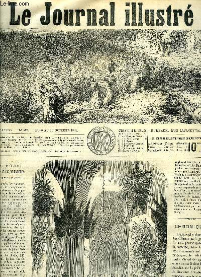 LE JOURNAL ILLUSTRE N 295 - Les ftes de Lige et de Bruxelles par I.L, Les derniers promeneurs a la ppinire du Luxembourg par I.L, Les inondations du Nil par L, Les trois fiances par Emmanuel Gonzals, Biarritz par Alexandre Boullier