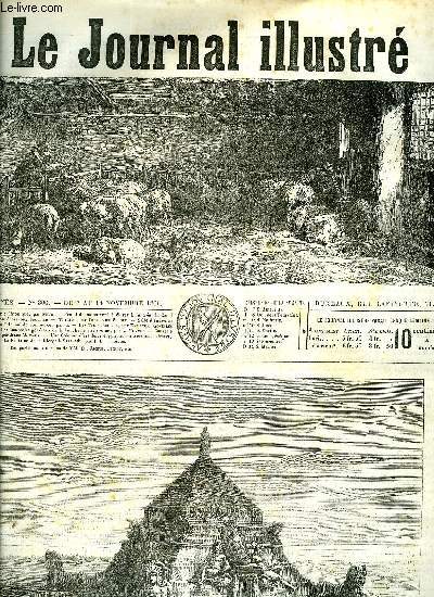 LE JOURNAL ILLUSTRE N 300 - Projet de monument a lever a l'entre du Canal de Suez par Alexandre Boullier, Salle d'audience du nouveau tribunal de commerce par L, Les trois fiances par Emmanuel Gonzals, Les comptoirs gnraux de la boucherie