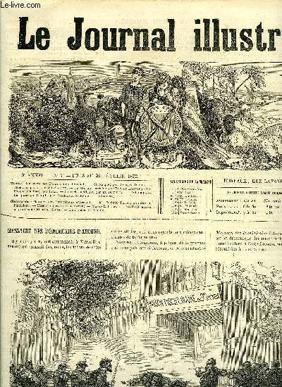 LE JOURNAL ILLUSTRE N 7 - Massacre des Dominicains d'Arcueil, Un mariage parisien par Etienne Enault, Propos d'artiste par Loeb, Causerie mdicale par le Docteur, Tribunaux, Le square du Temple par Anastasie