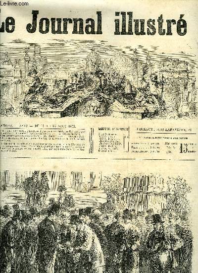 LE JOURNAL ILLUSTRE N 32 - A propos de milliards, La nouvelle route du Schyn-Pass, Les grves du Nor, Une singulire histoire par Henri Legay, Les commandements de la femme et du mari