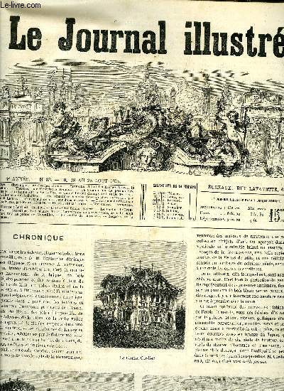 LE JOURNAL ILLUSTRE N 33 - Trouville, l'hotel des Roches-Noires le Casino, La commission de permanence dans le salon Louis XIV a Versailles, Une visite aux champs de bataille de Froeschwiller et de Reischoffen, Une singulire histoire par Henri Legay