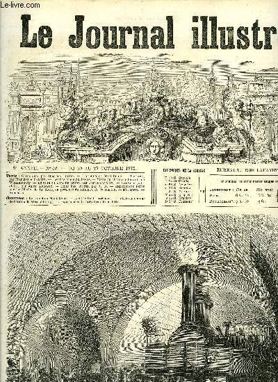 LE JOURNAL ILLUSTRE N 42 - Chronique par Georges Dubois, Le tunnel du Mont-Cenis, Les bas-fonds parisiens, Visite au champ de bataille de Wissembourg, La folle du Conquet par Pierre Zaccone, Boite aux lettres par J.B, Expriences faites par l'artillerie