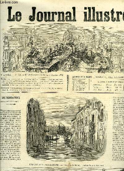 LE JOURNAL ILLUSTRE N 52 - Chronique par J-A. Dalsme, Rabelais par Gustave Dor, Feuilleton : La folle du Conquet par Pierre Zaccone, Le Christkindel et Han Trapp en Alsace, La presse a papier continu de Marinoni