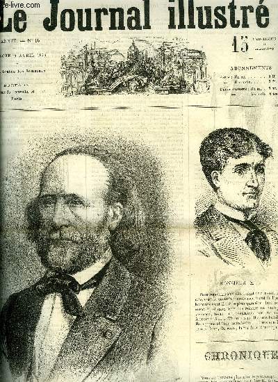 LE JOURNAL ILLUSTRE N 16 - Charles Sainte Claire Deville, dessin de H. Meyer, Le vieux Paris, dessins de Hubert Clerget